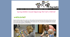 Desktop Screenshot of firstnotes.org